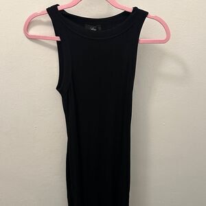 Lulu's Black Sleeveless Dress